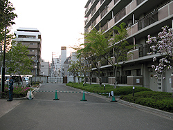 造幣局南のこの地で豊臣期の石垣が