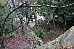 彦根城の登り石垣