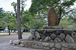 膳所城の石碑