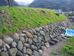 海岸側から見た東台場