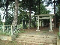 米ヶ崎城跡にある意富比神社